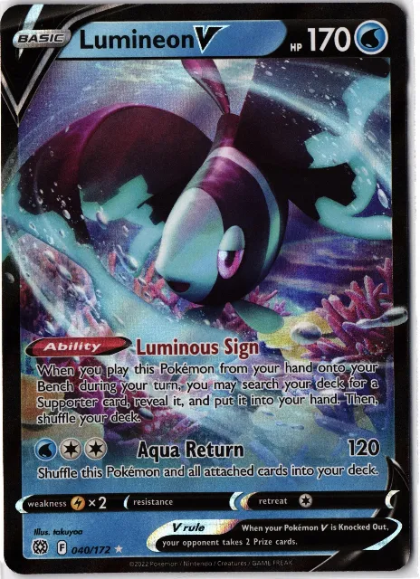 Lumineon V Brilliant Stars 040/172 Vorderseite
